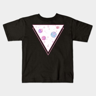 Glitter Galaxy - White Kids T-Shirt